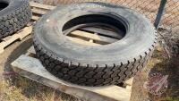 11R24.5 Michelin retread semi tire, F99