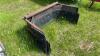 50&rdquo; shopbuilt barn blade for skid steer