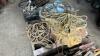 Baler twine, rope, banjo fittings, canvas tarps