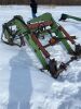 Allied loader w/shop built quick attach attachment mounts - 4