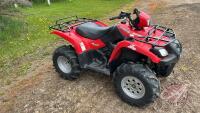 Suzuki Vinson quad 500 4X4, 12,813 showing, VIN: 5SAAM44A157100757, F127 **Keys - Office**