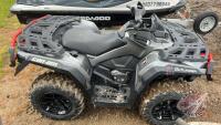 Can-am ATV Outlander 1000 XT ATV, 4915 miles showing, VIN: 3JBLKAX40JJ000878, F132 **Keys - Office**