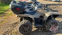 Yamaha Grizzly ATV -Camo, 7701 showing, VIN: JY4AM13W28C000363, F130 , Owner: Sheriff Services, Seller: Fraser Auction_______________**Keys and letter - Office**