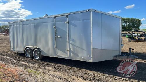 2017 25'x8.5' wide Titan Stealth T/A bumper hitch enclosed cargo trailer, VIN: 52LBE2227HE051153, F130, Owner: Sheriff Services, Seller: Fraser Auction_______________ **letter in office**