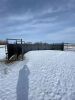 *45’ curved double alley (all steel construction) 30” wide cow alley & 18” wide calf alley, 5’ high sides, end divider gates on each end, off gate to loading chute (see video for best description)