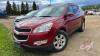 2012 Chevrolet Traverse LT, 322,631 showing, VIN: 1GNKVGED3CJ267931, F111, Owner: Lonnie D Studer, Seller: Fraser Auction _____________________ ** Keys & TOD - Office** - 2