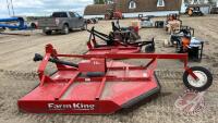 7' FarmKing 720 3pt rotary mower, F126