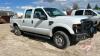 2008 Ford F250 XL Super Duty, 220,200 showing, VIN: 1FTSW21538EE34537, F186, Owner: Association of Manitoba Community Pastures Inc., Seller: Fraser Auction _______________________ **Keys & TOD - Office**