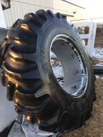 *Good Year Dynatorque-11 (16.9-28) 10-ply tire on rim to fit CaseIH 7220 tractor