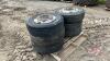 235/75R17.5 used tires on 8 bolt rims, F33 - 3