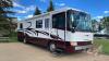 2001 36' Ambassador by Holiday Rambler motorhome, 55,276 showing, SAFETIED, VIN: 1RF12041012012312, F217, Owner: Richard H English, Seller: Fraser Auction ___________________ **Keys, TOD & Safety**