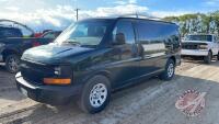 2011 Chevrolet Express Cargo Van, 301,866 showing, VIN: 1GCSHAF47B1152968, F73, Owner: Acadia Colony Farms Ltd., Seller: Fraser Auction ______________________ **Keys & TOD - Office**