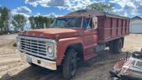 Ford F600 S/A truck w/15' B+H, (NO TOD), F209 **Keys - Office**