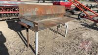 25"x7' steel welding table, F200