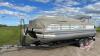 2016 Sun Tracker Party Barge 22 DLX 22’ Signature Series pontoon boat with 90hp Mercury CT Commander Thrust 4 stroke engine VIN# US-BU26777D616, and 2016 Sun Tracker tandem axle trailer VIN# 4TM13EN2XGB002368, F222, Owner: Scott & Lori Campbell, Seller: F - 4