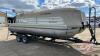 2016 Sun Tracker Party Barge 22 DLX 22’ Signature Series pontoon boat with 90hp Mercury CT Commander Thrust 4 stroke engine VIN# US-BU26777D616, and 2016 Sun Tracker tandem axle trailer VIN# 4TM13EN2XGB002368, F222, Owner: Scott & Lori Campbell, Seller: F - 5