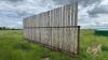 25’ freestanding windbreak panel