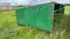 20&rsquo; x 8&rsquo; metal calf shelter