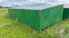 20&rsquo; x 8&rsquo; metal calf shelter - 3