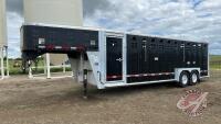 2016 24' Wilson Tandem Axle Aluminum Stock Trailer, VIN: 1W17242S9G5550394, OWNER: SELLER: Kevin W Routledge, FRASER AUCTION______________