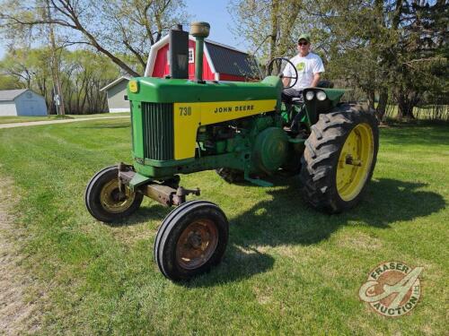 JD 730 Row-Crop gas tractor, s/n7314113