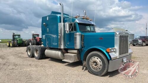 1998 Peterbilt 379 t/a highway truck, 2,281,886 showing, SAFETIED, VIN# 1XP5DR9X2WN443744, Owner: Sheldon D Rapley, Seller: Fraser Auction ______________________