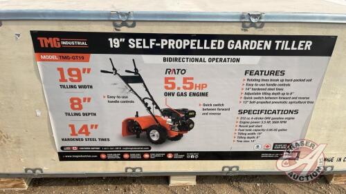 TMG-GT19, 19" Self-Propelled Garden Tiller, H38