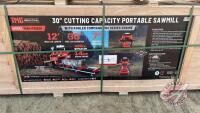 TMG-PSM30, 30" Portable Sawmill w/ 14 HP Kohler Engine, H38