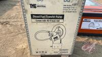 TMG-DFP10, Portable Diesel Transfer Pump w/49’ Hose Reel, H38