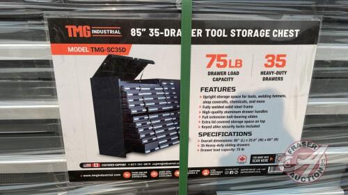 TMG-SC35D, 35 Drawer 85'' Tool Storage Chest, H38