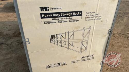 TMG-WH39, 39’ Metal Garage/Workshop Storage Shelves, H38