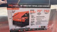 TMG-RSV70G,70” Vibratory Topsoil Rock Screen, H38