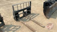 47” JCB skid steer quick attach pallet forks, H32