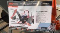 TMG-TBH84, 7-FT 3-Point Hitch Swing Backhoe Attachment, H38