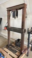 Shop built shop press, H54