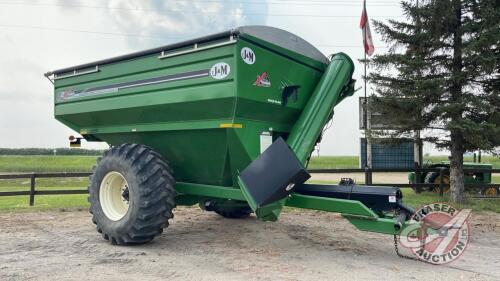 J&M 812 X-Tended Grain Cart, S/N 1602269, H63 ** Scale head in office shed**