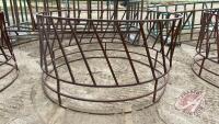 Steel round bale calf feeders, H42