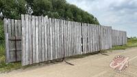 32' Freestanding windbreak panels, H42