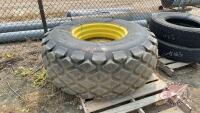 23.1-26 Diamond tread tire on JD rim, H62