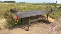 4' x 8' 1/2" welding table, H54 **Parts + manual - Office Shed**