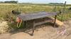 4' x 8' 1/2" welding table, H54 **Parts + manual - Office Shed**