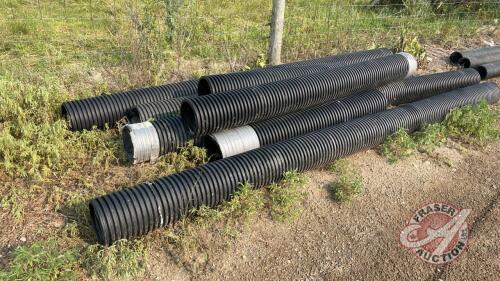 (7) 8" Poly Culverts, H66