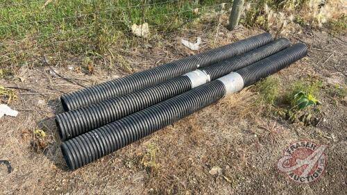 (3) 6" Poly Culverts, H66