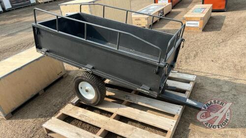 5' x 31" Metal yard wagon, H78