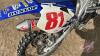 2009 Yamaha YZ450F Dirt bike, VIN: JYACJ10C89A036869, H81, Owner: Bradley H Graham, Seller: Fraser Auction ___________________ **TOD in office** **Extra Parts - Office Shed** - 13