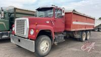 Ford 9000 T/A Grain Truck, (Running, Driving parts) H86, NO TOD **Key in office**