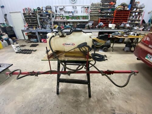 *ATV Estate sprayer w/7’ boom, hand wand, 12-volt pump, pressure gauge