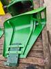 Set of 2 John Deere flat top fenders including mounting brackets - 11