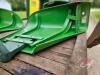 Set of 2 John Deere flat top fenders including mounting brackets - 12