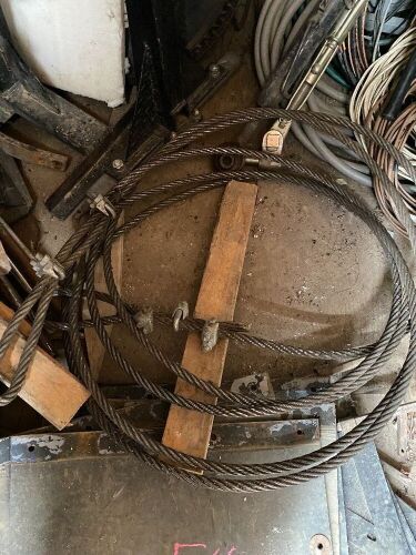 approx 38' of 3/4" tow cable w/loops both ends